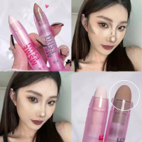 น้ำผึ้ง Highlight Contour Stick ธรรมชาติสามมิติการปรับเปลี่ยน Silhouette จมูก Shadow Facial Contour 