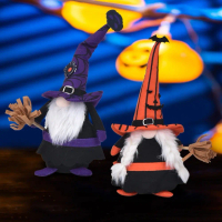 Patung Gnome Buatan Tangan, Set 2, Hiasan Halloween Comel!