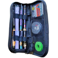Tas Joran Dompet Lipat Microfishing Serbaguna Material D300 Waterproff Bonus Sabuk Selempang Cantola