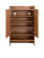 ตู้เก็บของ รุ่น Marlis ตู้เตี้ย S80*41.3*H126 วีเนียร์สีวอลนัท - สีน้ำตาล