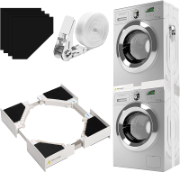 Universal Washer Dryer Stacking Kit 21/22/23/24/25/26/27 Inch Washer and Dryer Stackable Adjustable