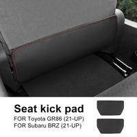 For Toyota GR86 GT86 Subaru BRZ Child Seat Anti Kick Seat Kick Pad Leather Accessories Car Interior 