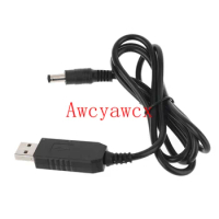 High quality USB 5V to 8.4V 12.6V DC 5.5x2.1-2.5mm Charge Line Converter Power Charging Cable for 18650 Lithium Battery Pack