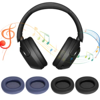 Replacement Earpads Protein Leather Headset EarPads Memory Foam Headphones Ear Cushions for Sony WH-XB910N Headphones