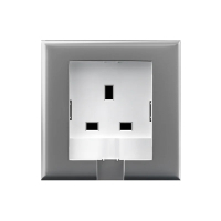 UK Plug 13A Recessed Bathroom socket panel with hidden waterproof plug and built-in Type 86  Kitchen