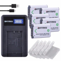 Batmax 5pc NP-BX1 np bx1 NPBX1 Batteries AKKU+LCD USB Charger for Sony DSC RX1 RX100 AS100V M3 M2 HX300 HX400 HX50 HX60 GWP88