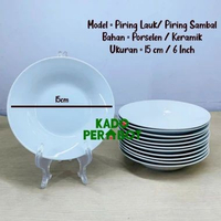 Piring Sambal Keramik - Piring Keramik Lauk - Piring Kecil Kramik 1pcs
