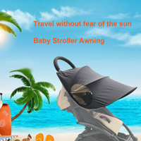 เบบี้เด็ก®Universal รถเข็นเด็กทารกอุปกรณ์เสริม Sunshade Canopy Carriage Sun Visor สำหรับ Babyzen Yoyo Yoya รถเข็นเด็ก