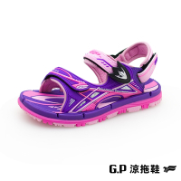 G.P 兒童休閒兩用涼拖鞋(G2302B-41)紫色(SIZE:31-35)GP 涼鞋 童鞋 玩水 阿亮 卜學亮
