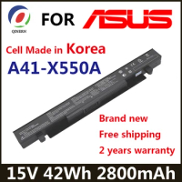 A41-X550A 15V 2800mAh Laptop Battery 4Cells For Asus A41-X550 A450 A550 F450 F550 F552 K550 P450 P550 R409 R510 X450 X550CA
