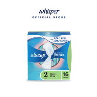 Always Infinity Flexfoam Size 2 Heavy Flow Sanitary Pads 27cm 16 pads