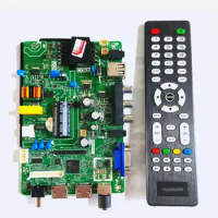 For TP.SK108.PB818 LCD TV motherboard 32 inch LCD drive board three in one motherboard good working