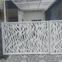 contoh model pagar cutting laser