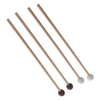 2Pcs Xylophone Mallet Chime with Wood Handle Wood Mallets Percussion Sticks
