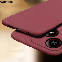 เคส ZTE Blade A35e, Vantime, หินทรายนุ่ม, บางเฉียบ, ป้องกันเหงื่อ, กันลื่น, ด้านหลังแบบด้าน, เคสโทรศ
