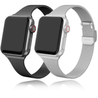 Strap For Apple Watch Band 45mm 41mm 44mm 40mm 49mm Stainless Steel Band Correa Bracelet IWatch Series 5 4 3 SE 6 7 8 9 Ultra