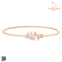 Gelang Sandra Dewi Gold The Wave Collection BG200110