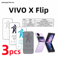 3pcs HD Hydrogel Film For VIVO X Flip Matte Screen Protector For VIVO X Flip Eye Care Anti Spy Matte Protective Film