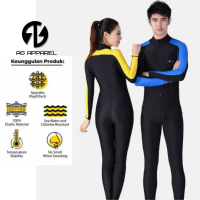 ✅BEST QUALITY✅ Baju renang wanita & baju renang pria panjang Selam wetsuit surfing UV protections