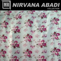 Kain Bahan Gamis Wolfis Printing / Woolpeach / Wolvis Printing X1414 Premium