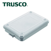 【Trusco】上掀式收納盒-薄型-鐵灰(T-15SV)