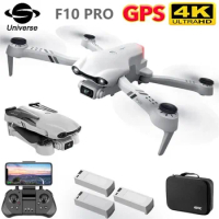 New F10 4K HD dual camera with GPS 5G WIFI wide angle FPV real-time transmission rc distance 2km professional drone