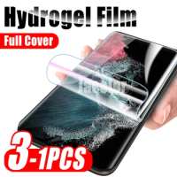 1-3PCS Soft Hydrogel Film For Samsung Galaxy S22 S21 Plus FE Ultra A72 A52 A52S 5G 4G Screen Protector A 52 S 22 20 21 Not Glass