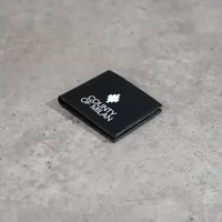 Dompet MARCELO BURLON LOGO WHITE BLACK WALLET 100% ORIGINAL 10X8CM