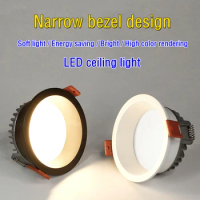 7W Dimmable LED Downlight Anti-Glare Led Ceiling Lamp LED Spot Lighting Bedroom Kitchen Led Recessed Downlight