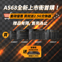 ASUSTOR 華芸 AS6806T 創作者系列 6Bay NAS網路儲存伺服器