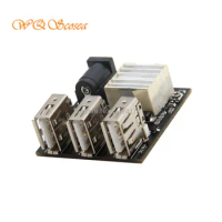 WQScosea Q8S344 DC-DC 7V~14V 9V 12V Step-Down To 5V 8A Power Bank Charger Boost Step Down Converter MiNi 3 USB Charging Module