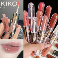 Son Môi Hai Đầu Kiko, Son Bóng Tráng Gương Trong Suốt, Dầu Không Phai Màu, Son Bóng Giàu Gợi Cảm, Hà