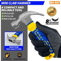 KINGS 8oz  Mini Claw Hammer Mini Stubby Hammer and Nails Tool Soft Grip Handlesuper value