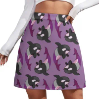 Asexuwhale - no text Mini Skirt skirts women summer 2023 new in dresses Summer skirt