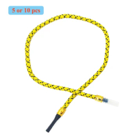 Mini Hookah Hose Small Shisha Tube Hookha 60cm Rubber Soft Pipe For Weed Smoking Bottle Cigarette Water Filter Tobacco Holder