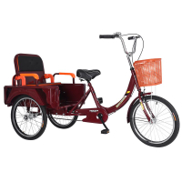New Elderly Tricycle Rickshaw Elderly Scooter Pedal Pedal Bicycle Stall Tricycle