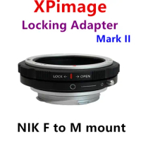 XPimage Adapter for NIKON F Lens to Leica M Camera,NIKON ais to Leica M mount,F-M10 M240 M11 TECHART LA-EA9 TZM-01