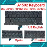 A1502 Keyboard Replacement For Macbook Pro Retina 13" a1502 US UK French Spain German Russian Italy Korean keyboard