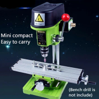 Mini Precision Multi-function Milling Machine Bench Drill Vise Fixture Work Table
