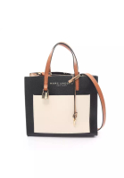 Marc Jacobs 二奢 Pre-loved Marc Jacobs grind mini tote Handbag leather black off white multicolor 2WAY
