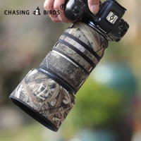 CHASING BIRDS camouflage lens coat for CANON RF 70 200 mm F2.8 L IS USM waterproof and rainproof lens coat protective cover
