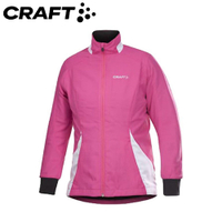 【CRAFT 瑞典 女 AXC 防風保暖外套《桃紅》】1900987/刷毛外套/防風外套/夾克