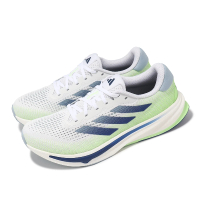 【adidas 愛迪達】慢跑鞋 Supernova Rise M 男鞋 白 藍 網眼 緩衝 輕量 運動鞋 愛迪達(IF3015)
