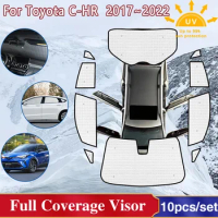 For Toyota C-HR Accessories AX10 2018 2019 2020 2021 2022 CH R Full Surround Sunshades Windshield Windows Visor Car Accessories