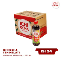 Ichi Ocha teh melati 350ml 1 kardus isi 24 pcs
