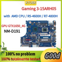 NM-D191 Motherboard.For Lenovo ideapad Gaming 3-15ARH05 Laptop Motherboard.with AMD CPU /R5-4600H/R7-4800H and GPU GTX1650_4G