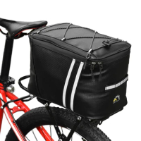 Water Resistant Bike Rack Bag with Thermal Insulation Compartment Bicycle Bag Bike Trunk Bag