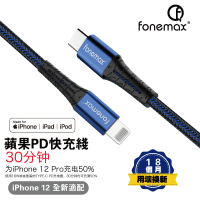สายข้อมูลแบบ Lightning‑to‑Lightning รองรับการชาร์จเร็ว PD 30W และได้รับการรับรอง MFi จาก Apple ใช้ได