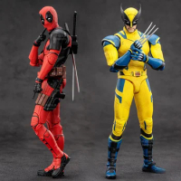 ZD Original X-men Deadpool & Wolverine Articulated PVC Statue Collection Movable Model Toys Boys Chi