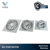 VONE Roof Drain Saringan Talang Air Brass Stainless RD S35 S40 S50 RD-S35 Indonesia